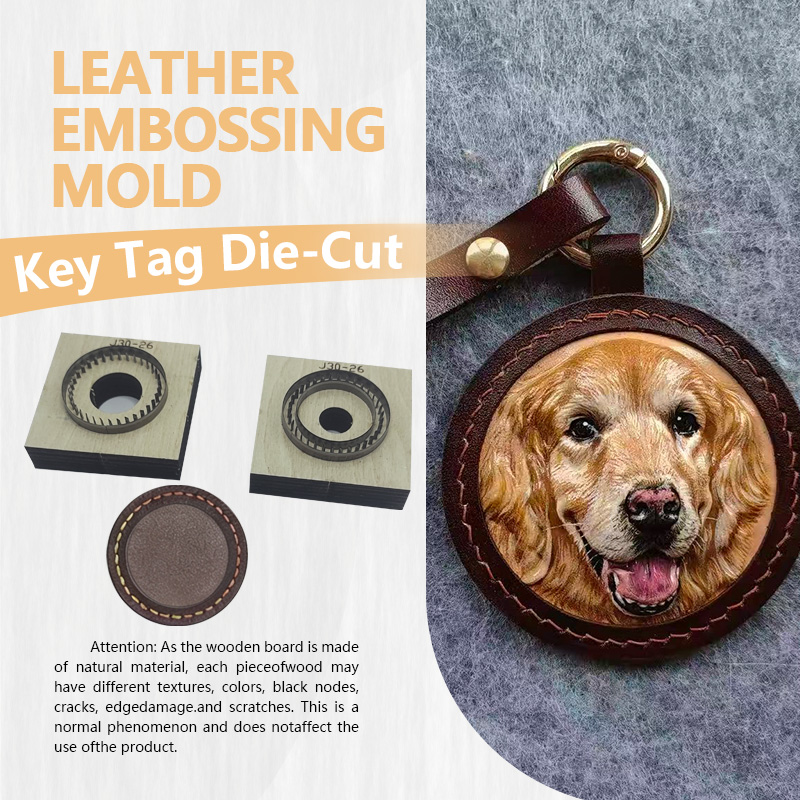 Leatherwork Products - Deri Anahtarlık Kesim Kalıbı Kullanışlı Basit