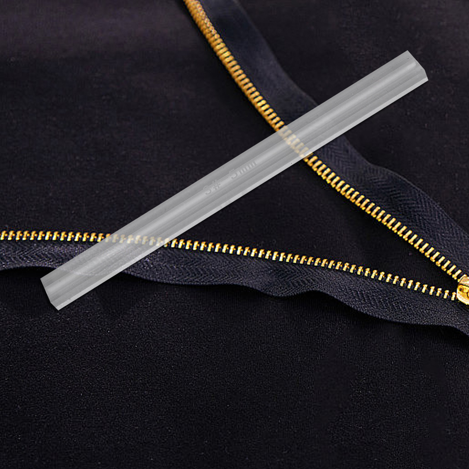 Leatherwork Ruler - Akrilik Fermuar Yapıştırıcısı Taşma Önleyici Alet
