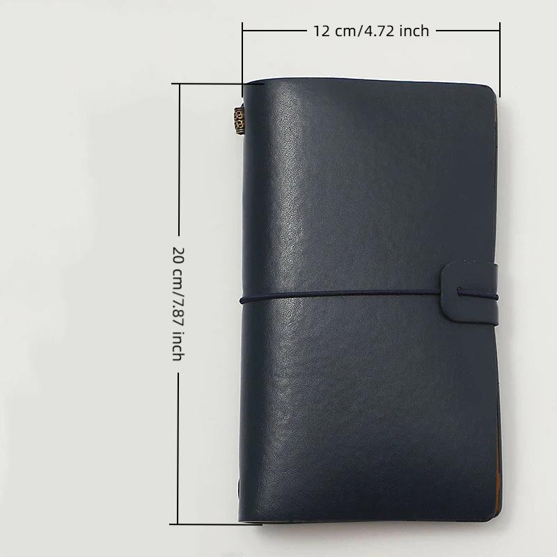 Leatherwork Journal - PU Deri Vintage Yeniden Doldurulabilir Defter