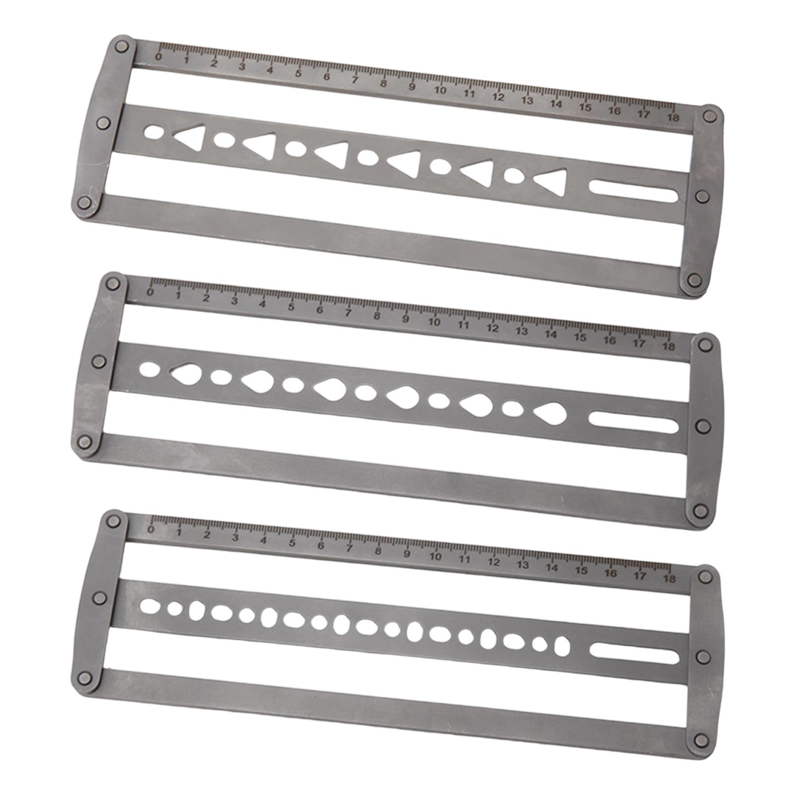 Leatherwork Ruler - Kemer Konumlandırma Yardımcı Cetveli Kemer Kayışı