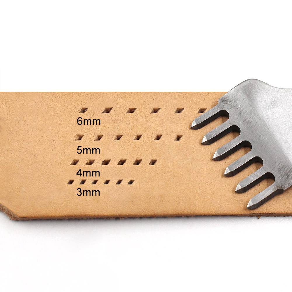 3/4/5/6mm aralığı yumruk aracı - Leatherwork Punching Tool incelemesi ve fiyatı