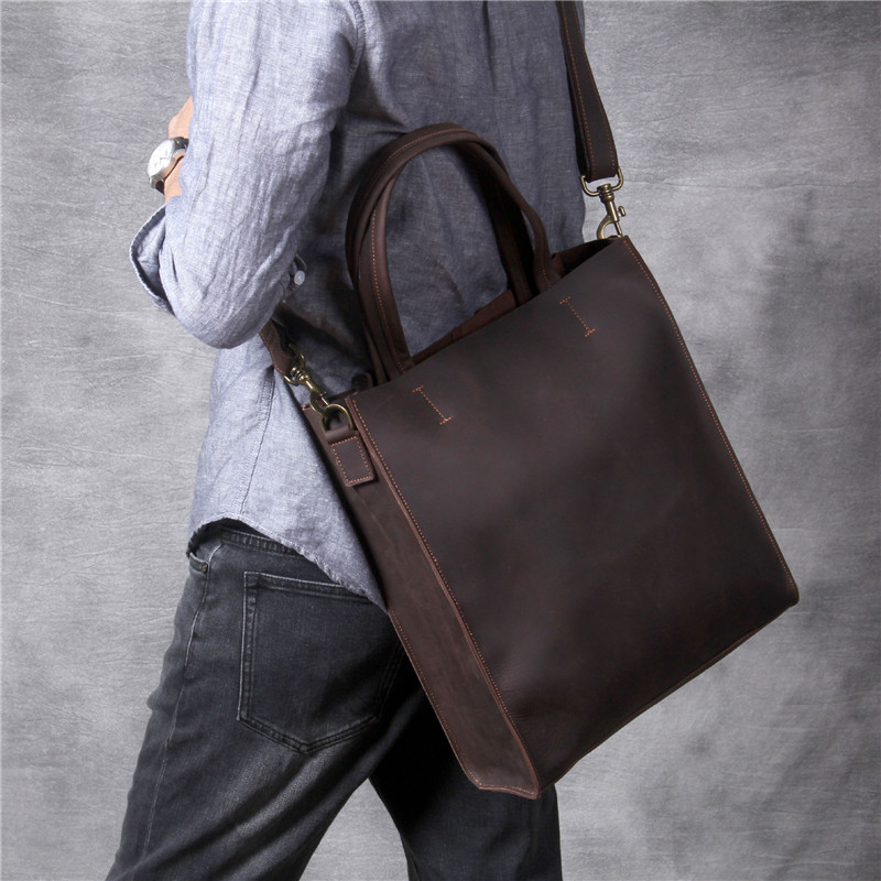 Vintage hakiki deri erkek el ç - Leather Work Laptop Bag incelemesi ve fiyatı