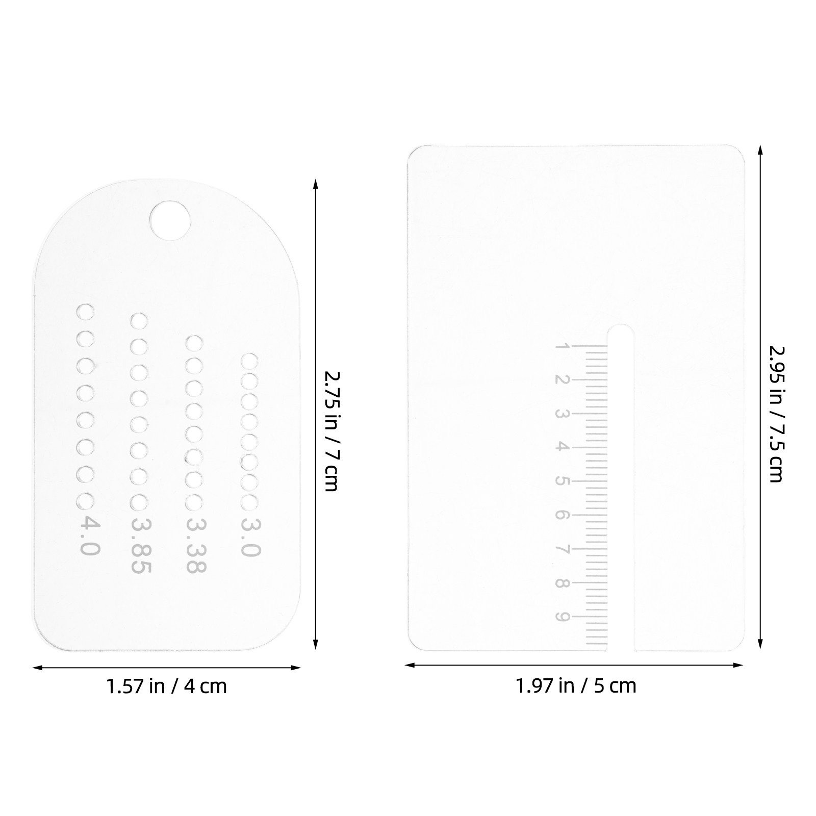 2 Adet Delik Kılavuzu Çok Fonk - Leatherwork Ruler incelemesi ve fiyatı