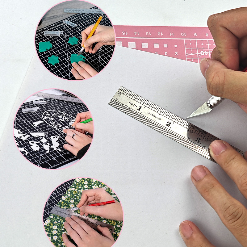 A4 PVC El Kesim Mat Seti, Sana - Leatherwork Ruler incelemesi ve fiyatı