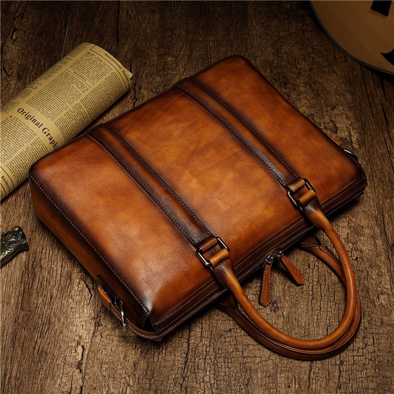 YETTIES İş Amaçlı Üst Sınıf De - Leather Work Laptop Bag incelemesi ve fiyatı