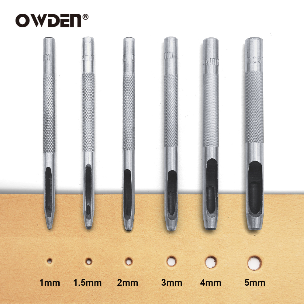 6 adet Deri Delik Delme Aletle - Leatherwork Punching Tool incelemesi ve fiyatı