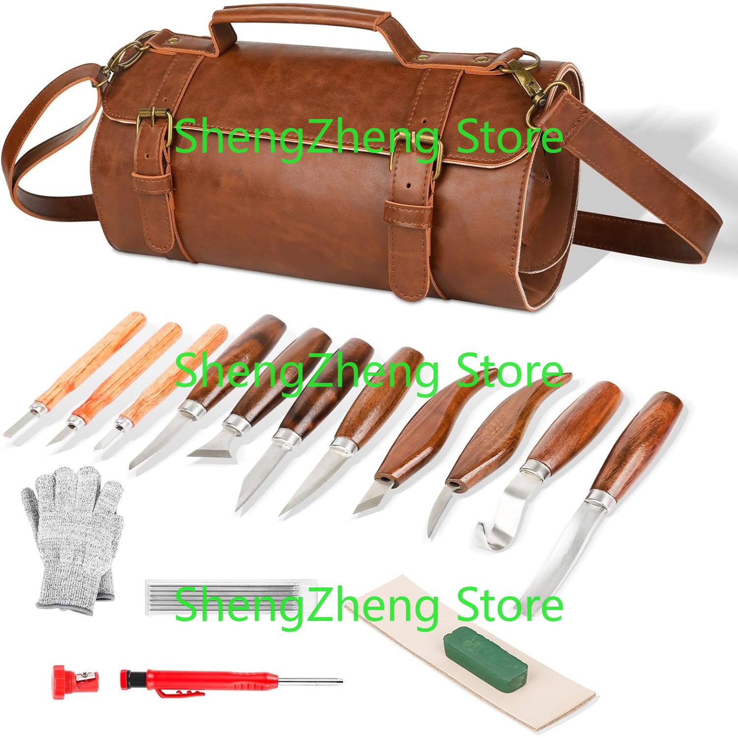 Ahşap Oyma Alet Setleri Kiti A - Beginner Leatherwork Kit incelemesi ve fiyatı