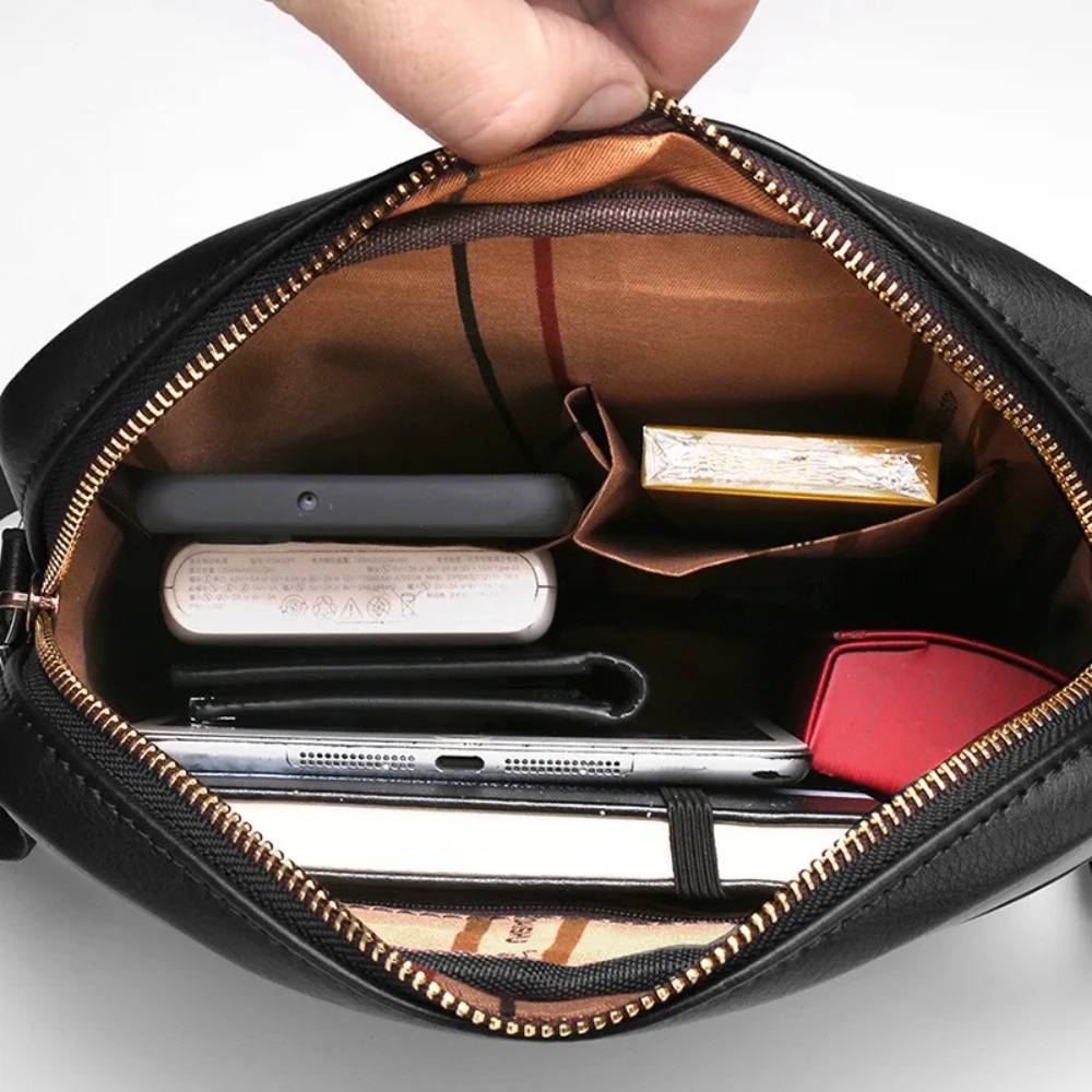 PU deri retro erkek tek omuz ç - Leather Work Laptop Bag incelemesi ve fiyatı