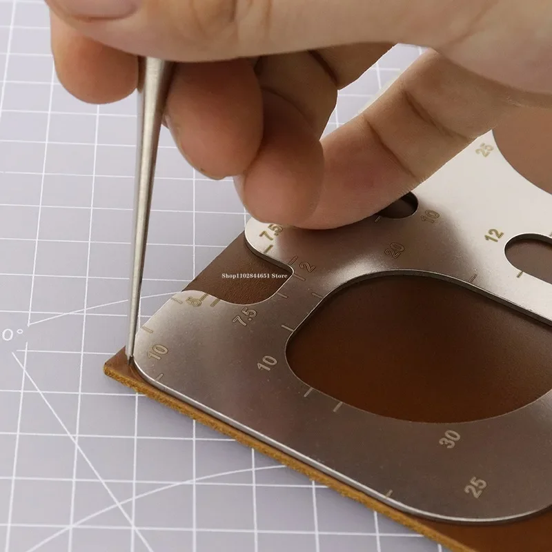 R konumlandırma cetvel paslanm - Leatherwork Ruler incelemesi ve fiyatı
