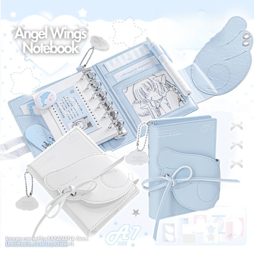 Kawaii Melek Kanatları Defter  - Leatherwork Books incelemesi ve fiyatı