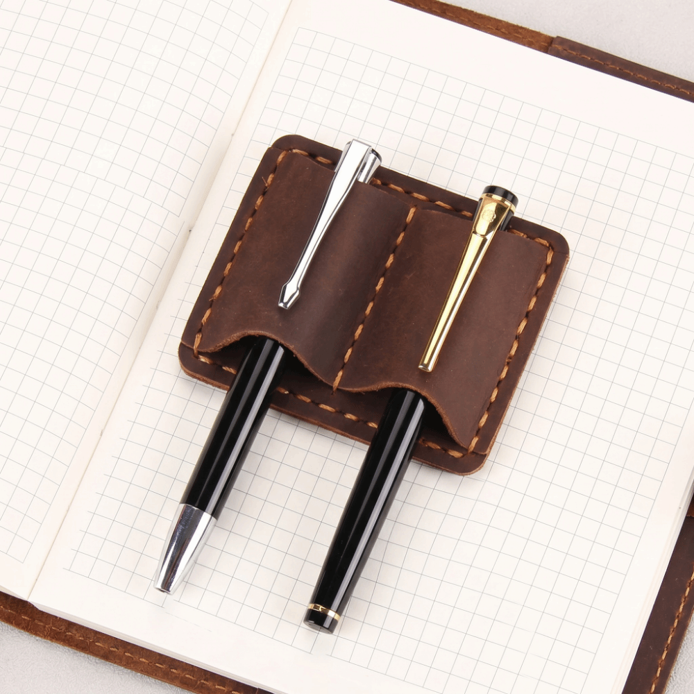Çift Vintage Deri Kalem Tutucu - Leatherwork Books incelemesi ve fiyatı