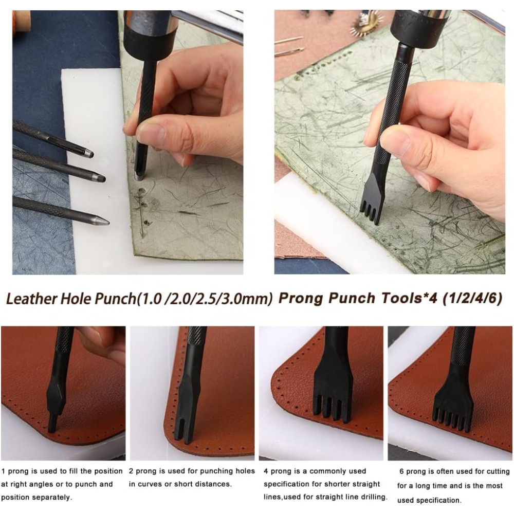 Deri Çalışma Araçları Pratik D - Beginner Leatherwork Kit incelemesi ve fiyatı