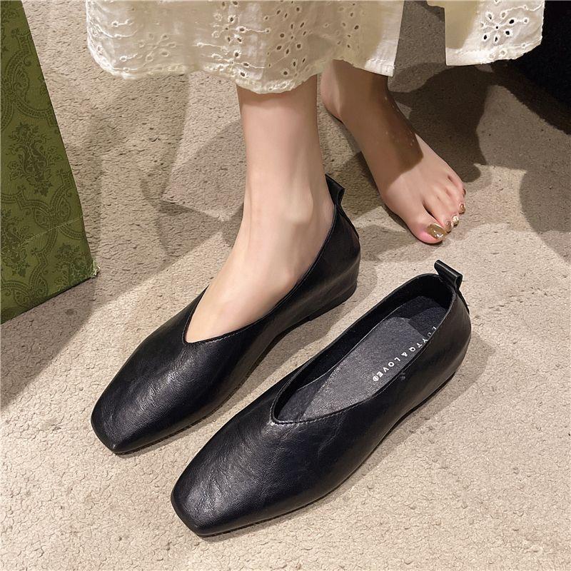 Moda Ayakkabılar Kadın Loafer' - Leather Work Heels incelemesi ve fiyatı