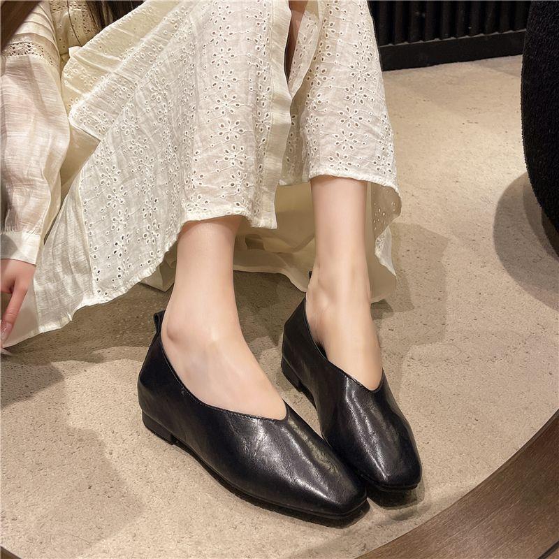 Moda Ayakkabılar Kadın Loafer' - Leather Work Heels incelemesi ve fiyatı