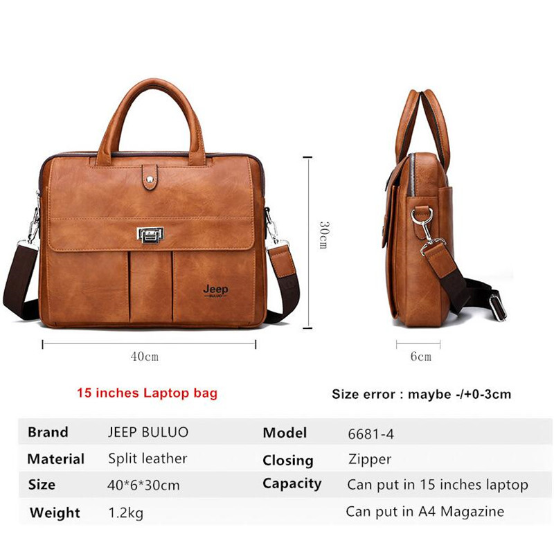 Jeep Buluo Erkek Deri Evrak Ça - Leather Work Laptop Bag incelemesi ve fiyatı