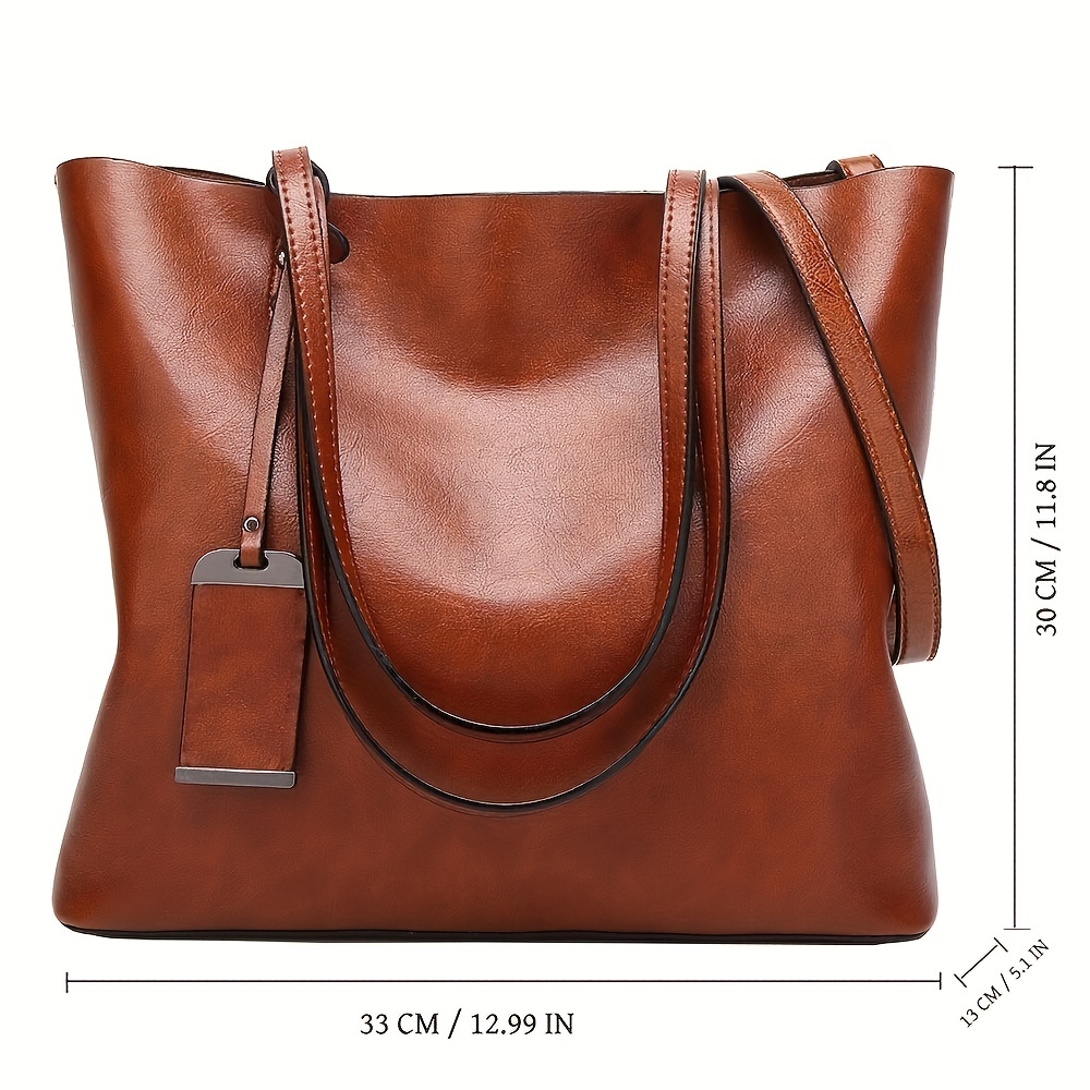 Moda klasik Retro deri kadın T - Leather Work Laptop Bag incelemesi ve fiyatı