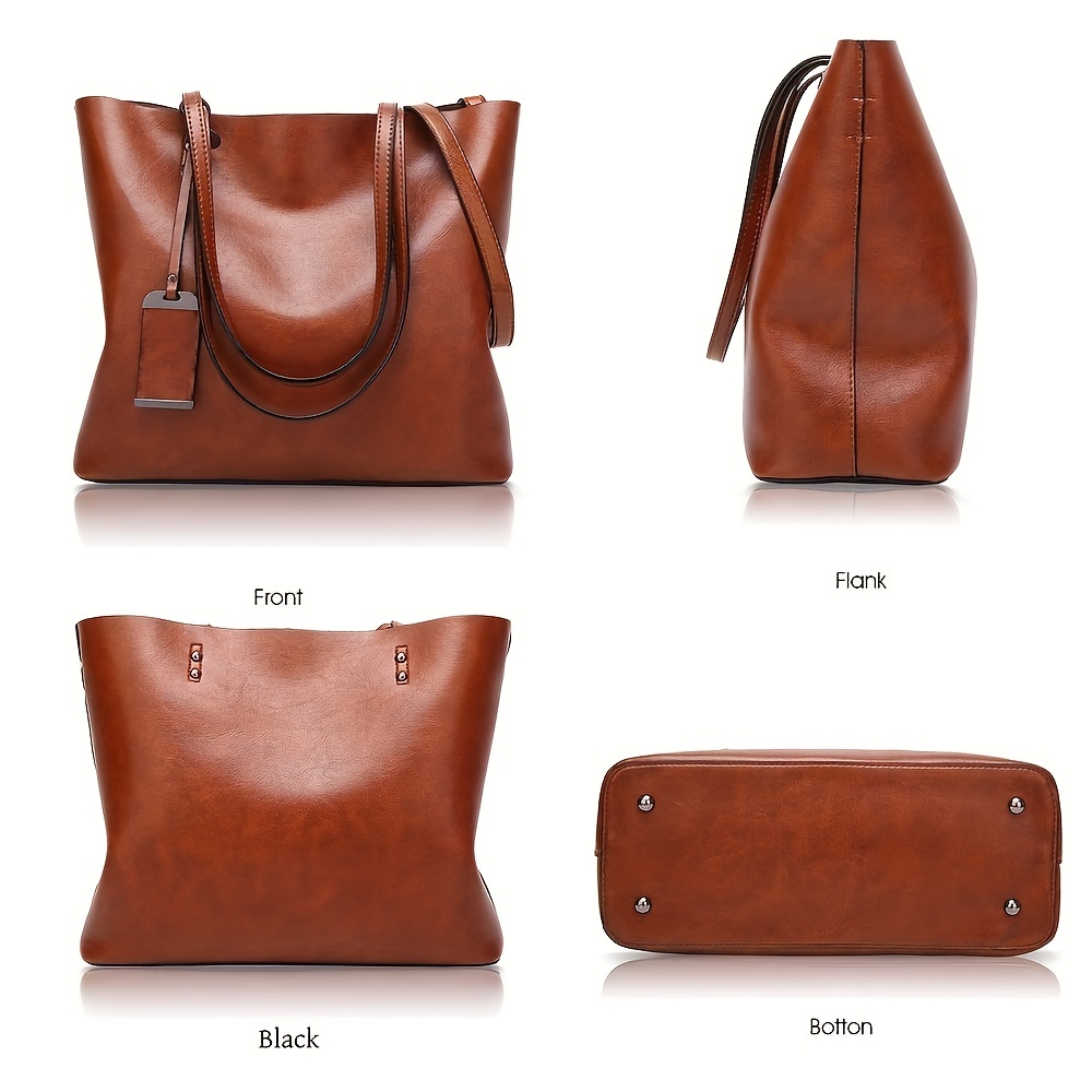 Moda klasik Retro deri kadın T - Leather Work Laptop Bag incelemesi ve fiyatı