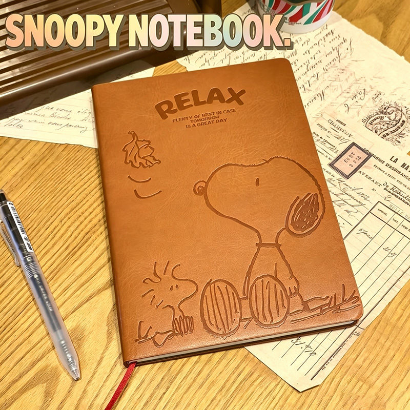 Vintage Snoopy A5 Deri Defter  - Leatherwork Books incelemesi ve fiyatı